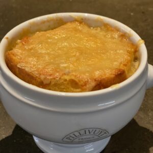 Løksuppe med Gruyère