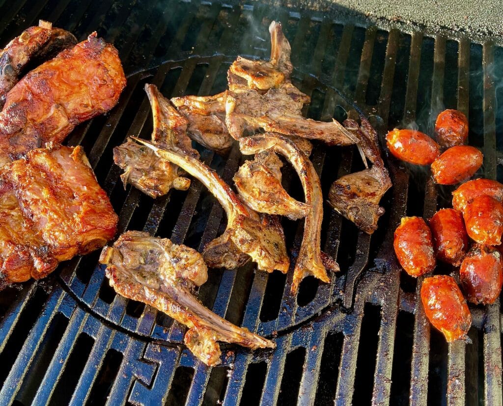 Grillede lammekoteletter