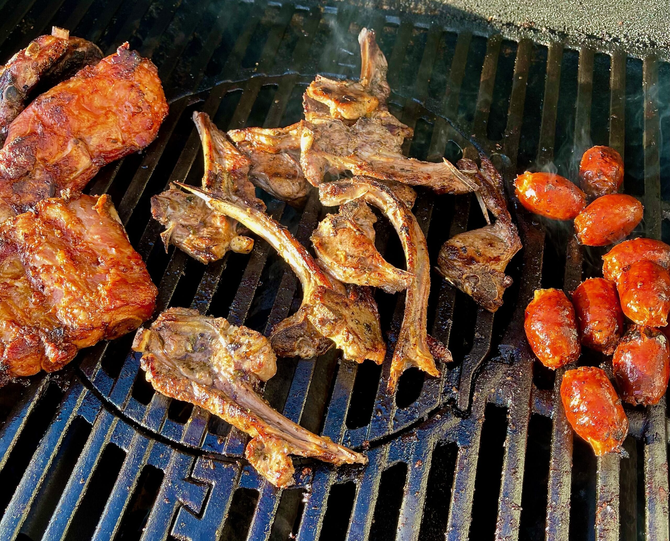 Grillede lammekoteletter